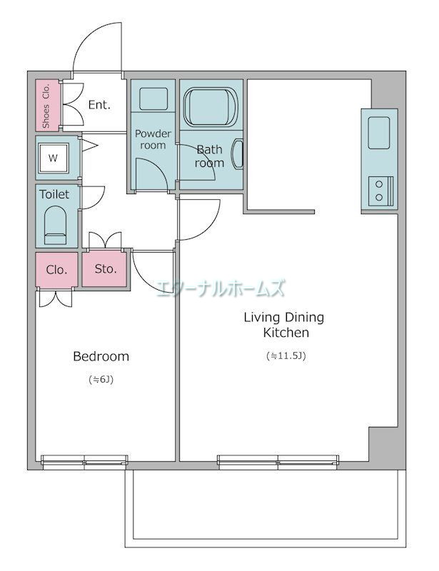 東京都文京区大塚５（マンション）の賃貸物件の間取り
