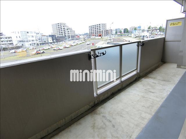 バルコニー　１階でも高さがあり、人通りが気になりません。