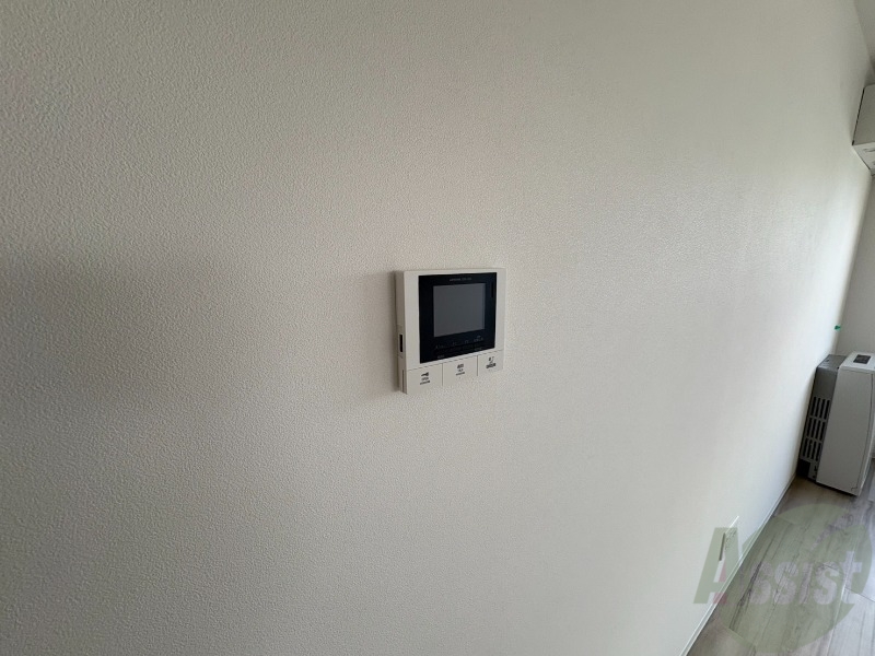 セキュリティ　インターホンです。オートロック付きで安心のマンションです。