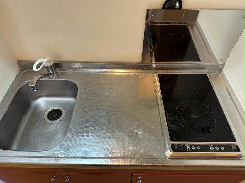 キッチン　キッチン混合水栓設置済みです