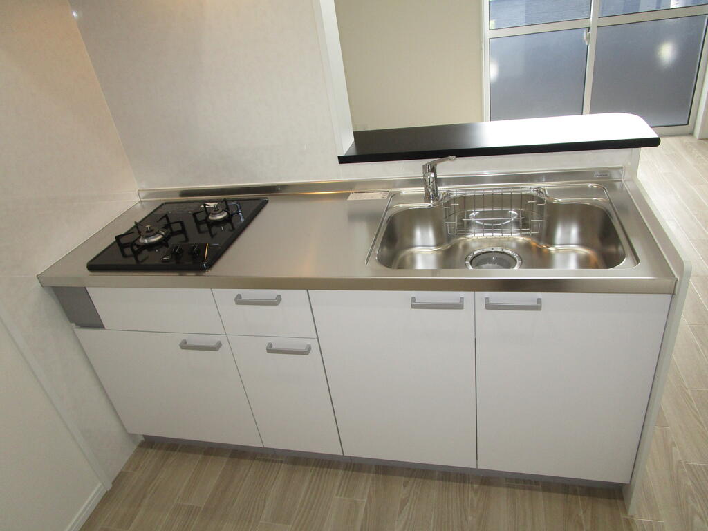 キッチン　2口コンロ付きキッチン