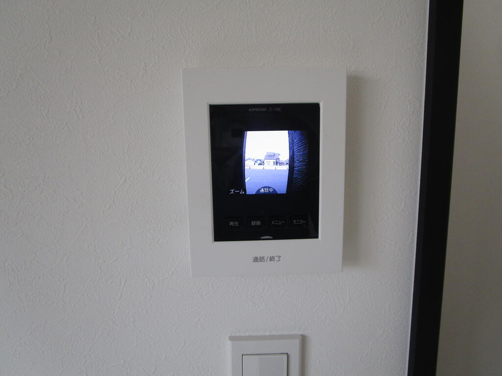 セキュリティ　来客時に安心なTVドアホン