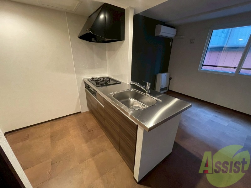 キッチン　システムキッチンなので、すぐお料理に使えます！