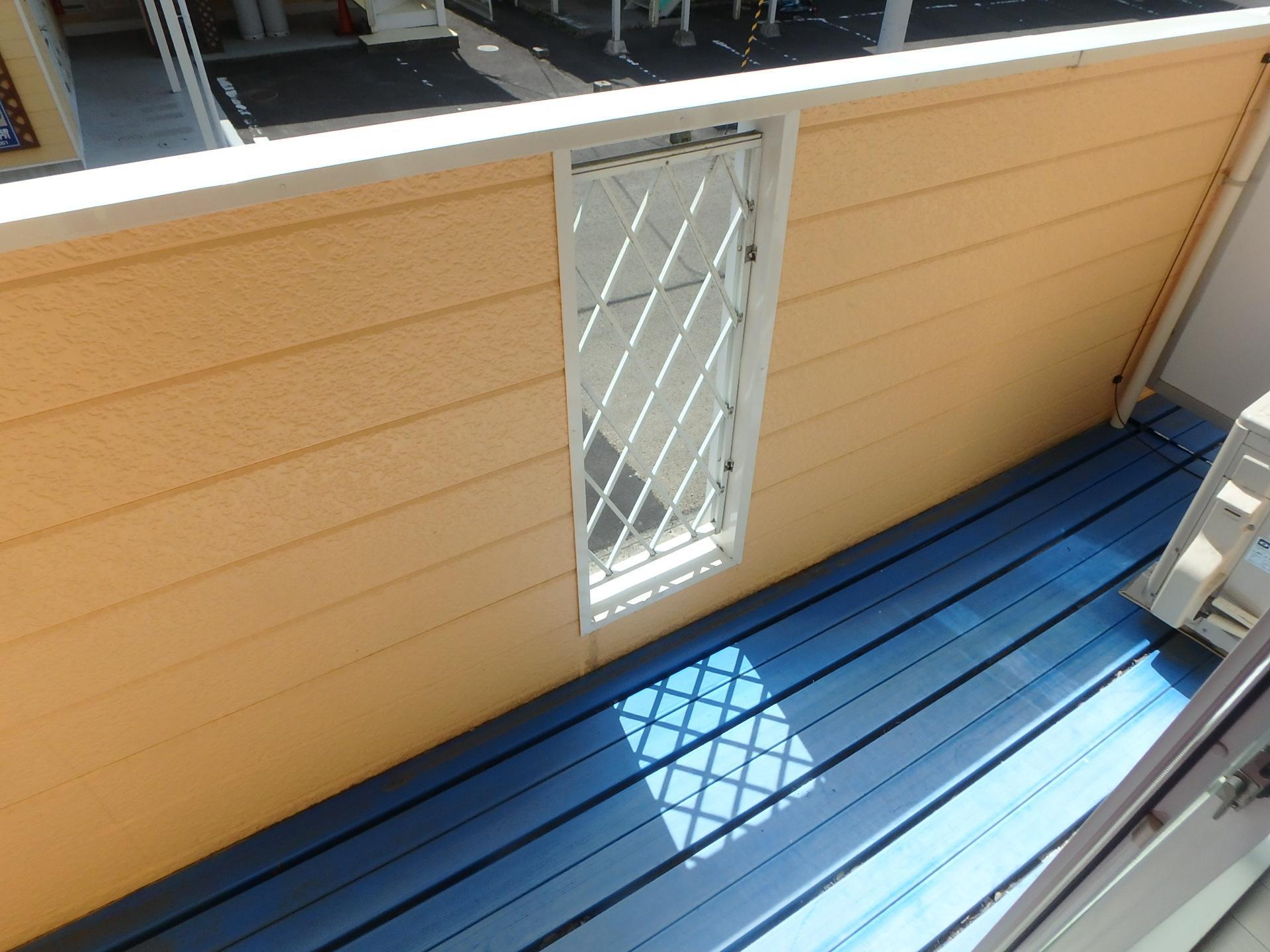 バルコニー　洗濯物が干せるバルコニーです