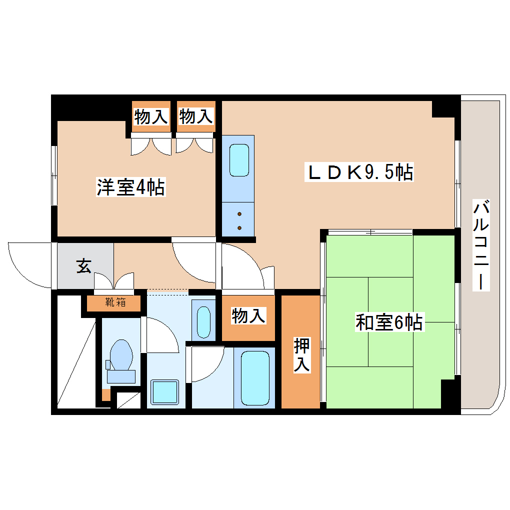 ダイアパレス八幡_間取り_0