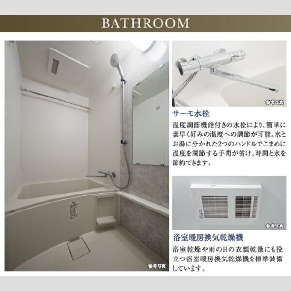 バス・シャワールーム　別室の参考写真です。※現況優先