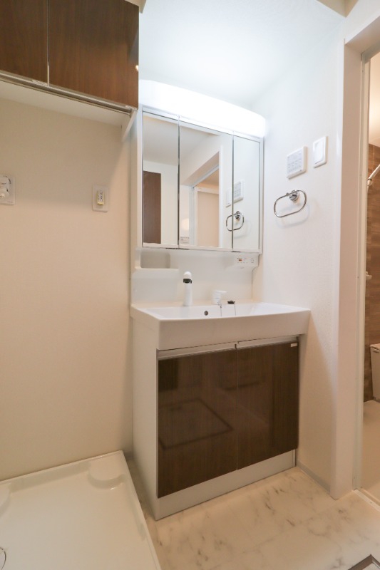 洗面設備　図面と現状に相違がある場合には現状を優先