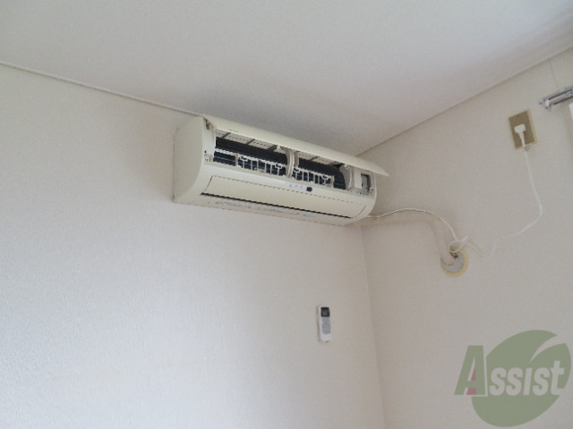 その他設備　エアコンは清掃中でした。入居時には綺麗な状態です。