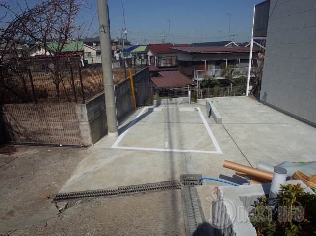 駐車場　リブリスミレの駐車場