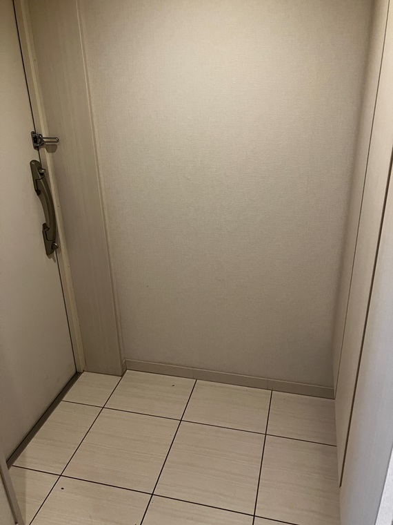 玄関　ゆったりとした玄関です