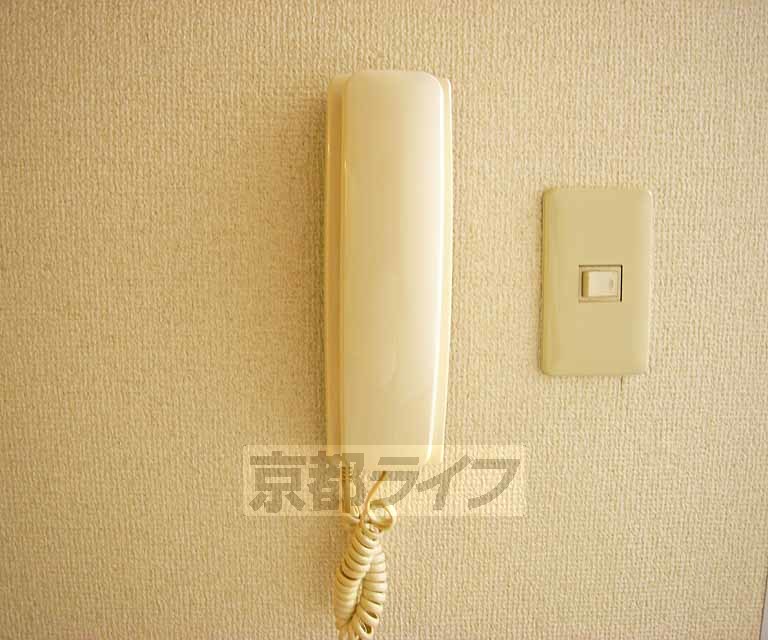 セキュリティ　来客も安心です。