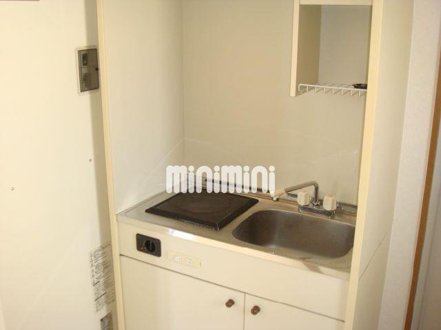 キッチン　１口の電気コンロ