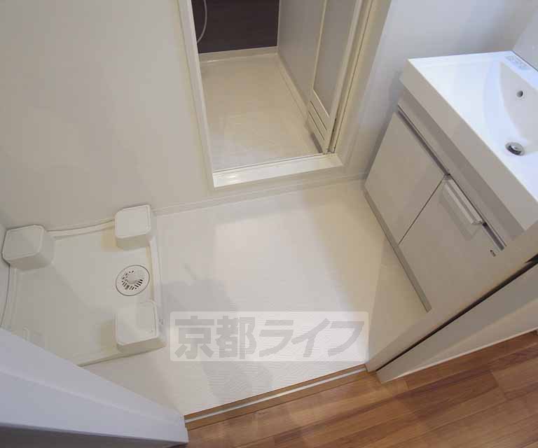 洗面設備　使いやすい配置です・