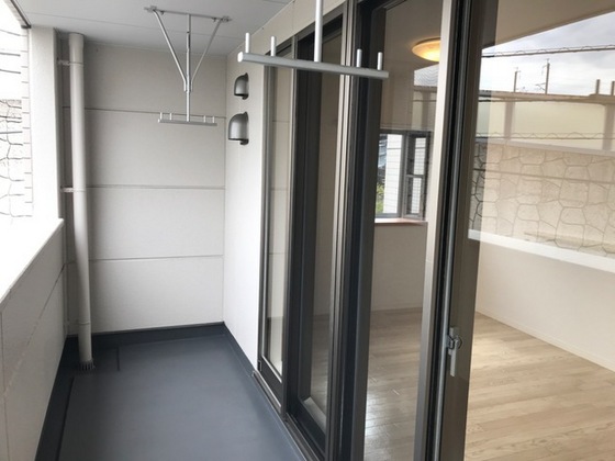 バルコニー　※別部屋の写真です