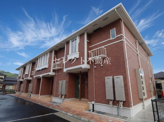 建物外観　【サンミッシェル　Ｂ】外はこのようになっています