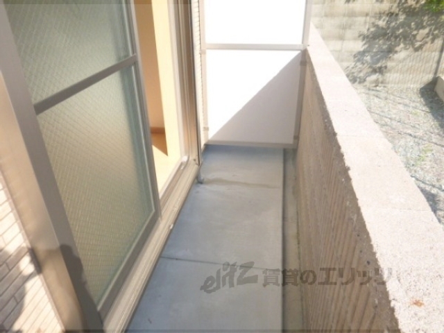 バルコニー　日当たり良し。