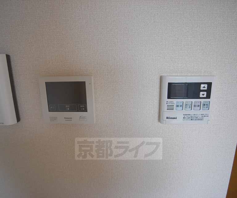 セキュリティ　モニターホンで安心です。