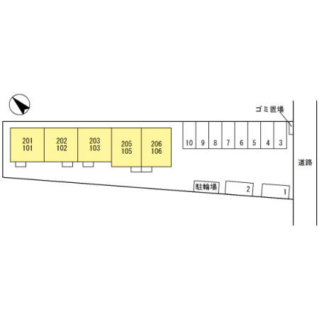 駐車場　配置図