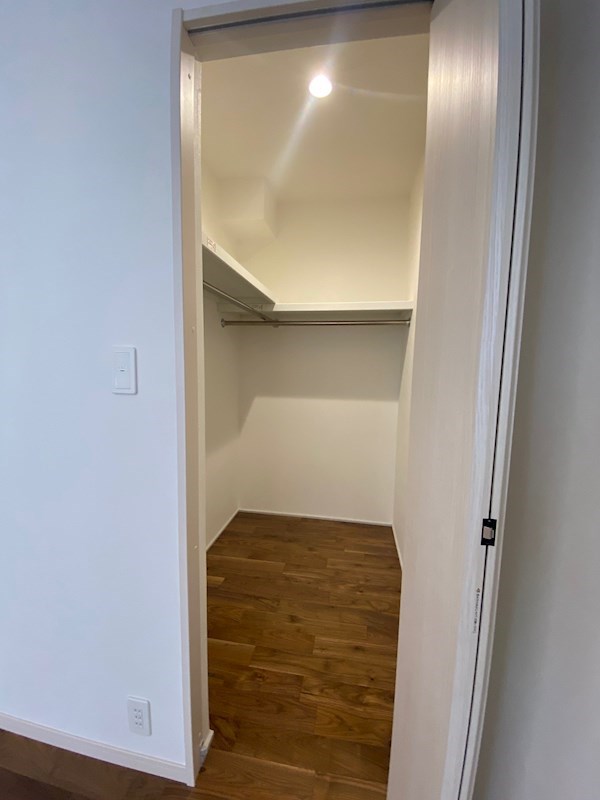 収納　ウォークインクローゼット！