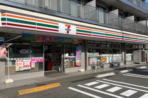 コンビニ　セブンイレブン 横浜岸根公園店（コンビニ）まで422m