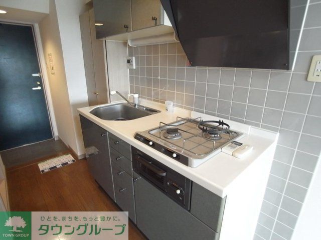キッチン　システムキッチン(2口ガスコンロ・グリル付)