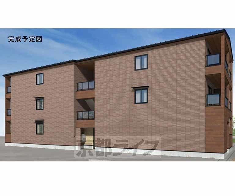 建物外観　予想図、完成予想図