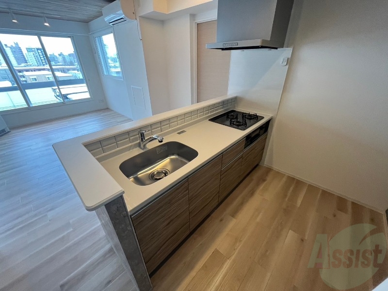 キッチン　システムキッチンなので、すぐお料理に使えます！