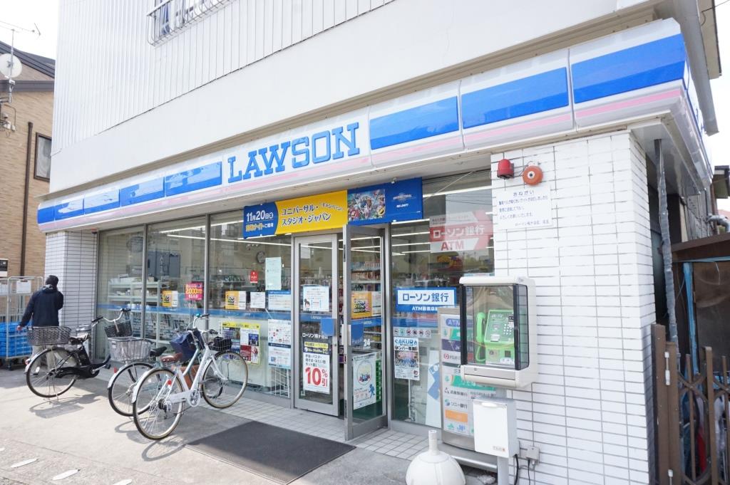 コンビニ　ローソン 鳩ケ谷店（コンビニ）まで482m