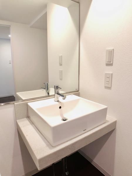 洗面設備　洗面所です