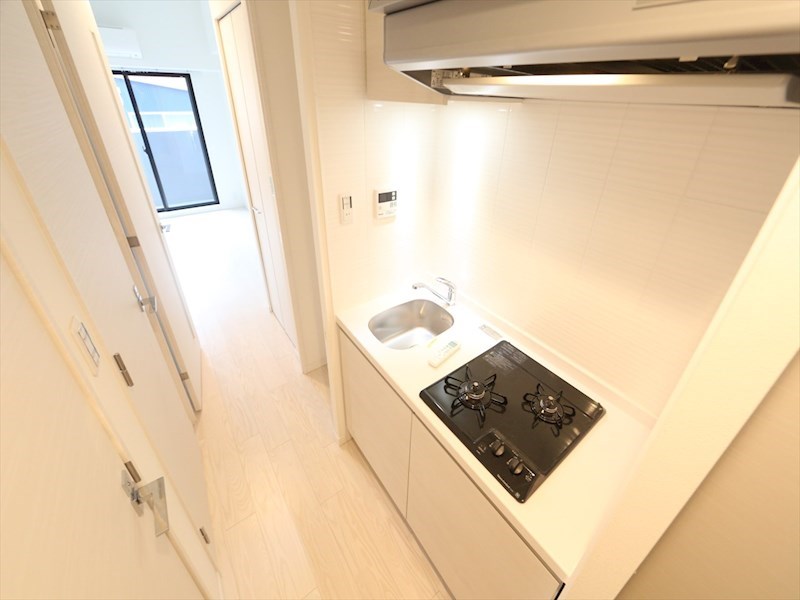 キッチン　システムキッチン（ガス2口コンロ付）