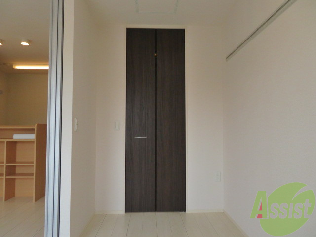 収納　ここに収納があります。収納があると部屋が広く使えます。