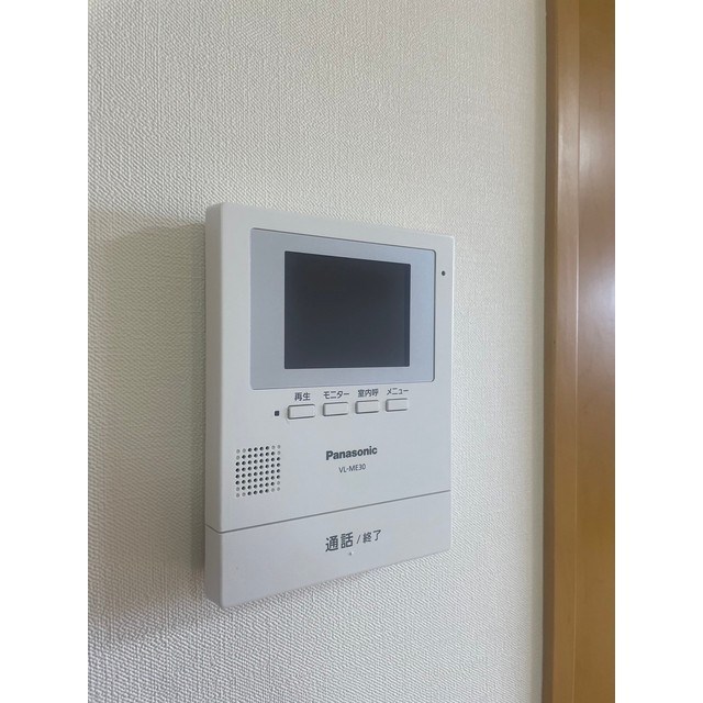 セキュリティ　モニター付きインターホンで安心