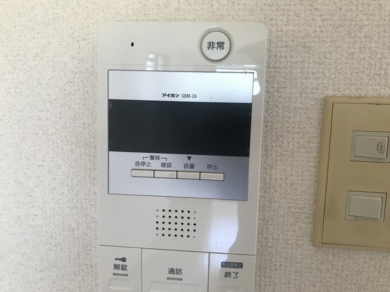 セキュリティ　※別号室の写真です