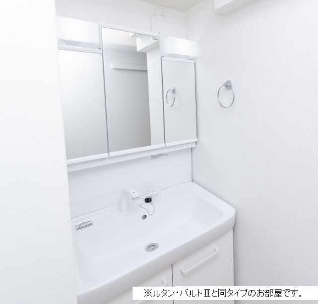 洗面設備　同タイプの写真になります