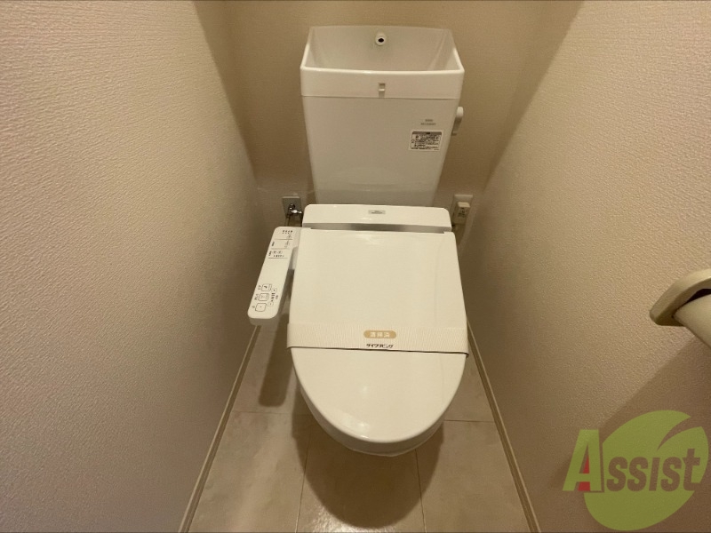 トイレ　トイレはシンプルかつオーソドックスで使いやすそうです。