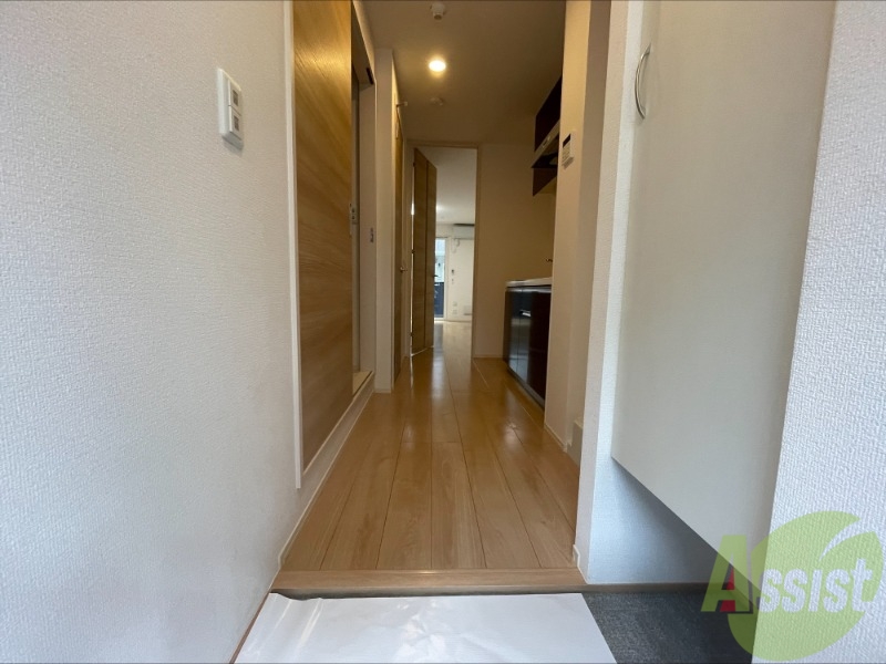 玄関　玄関から見た景色ですがこの様になっています。