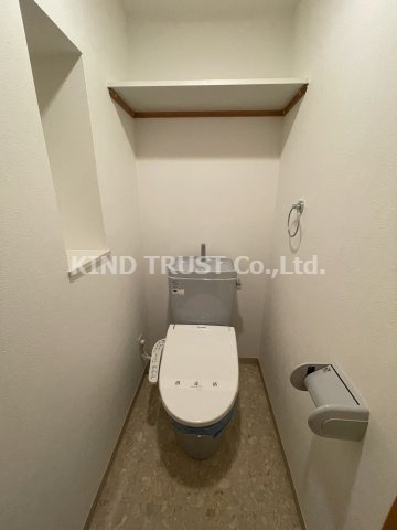 トイレ　ゆったりとした空間のトイレです