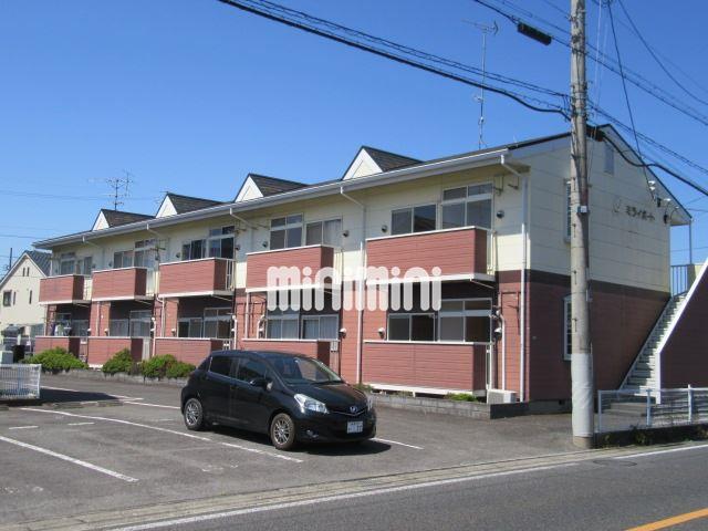 建物外観　東向きの２階建てコーポ