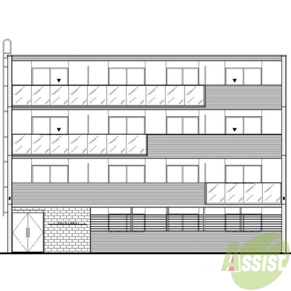 建物外観　完成予想図　札幌市東区北２０条東「フェーラシュヴァル元町」