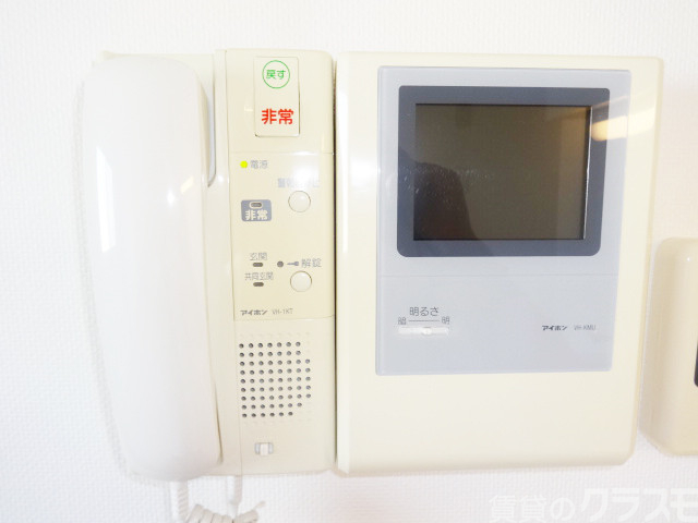 セキュリティ　モニター付きインターホンもございます☆防犯面も安心です！