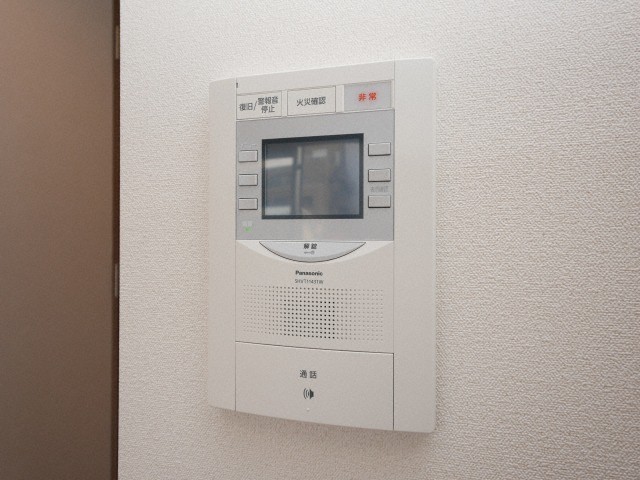 セキュリティ　モニター付きインターホンです