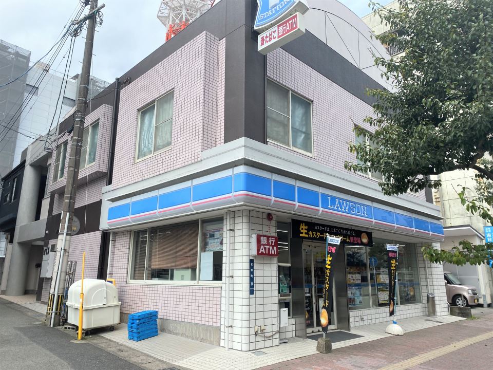 コンビニ　ローソン鹿児島松原町店（コンビニ）まで70m