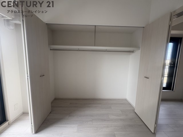 収納　広々クローゼット