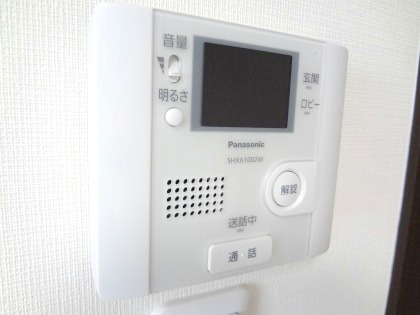 セキュリティ　モニター付きインターホンです♪