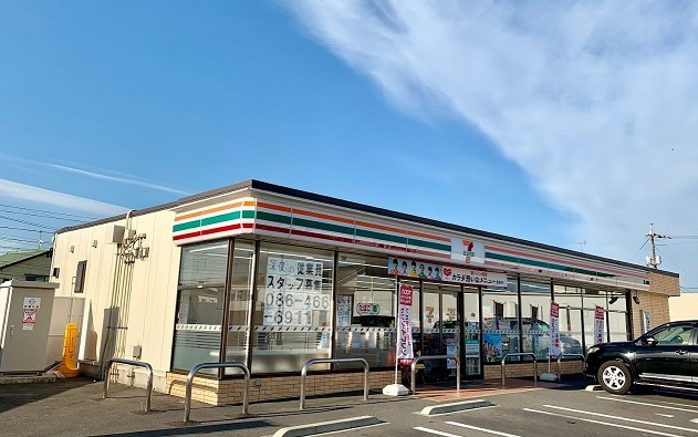 コンビニ　セブン-イレブン倉敷西阿知南店（コンビニ）まで350m