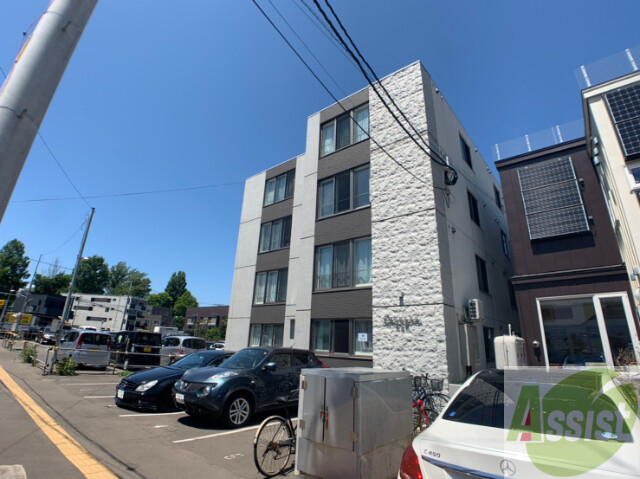 建物外観　札幌市北区北１７条西　「カレラ北大前」