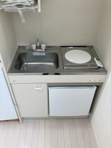 キッチン　IHコンロ１口付のキッチン
