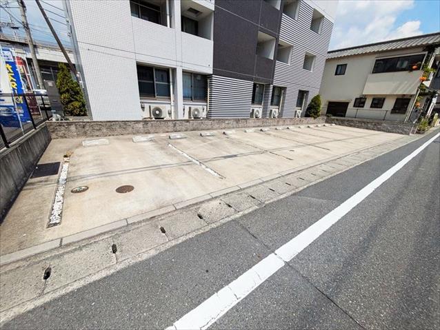 駐車場　眺望