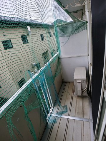 バルコニー　陽当たり良好なバルコニーです