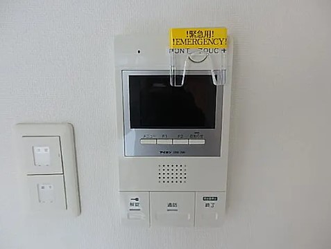 セキュリティ　モニター付きインターホンです